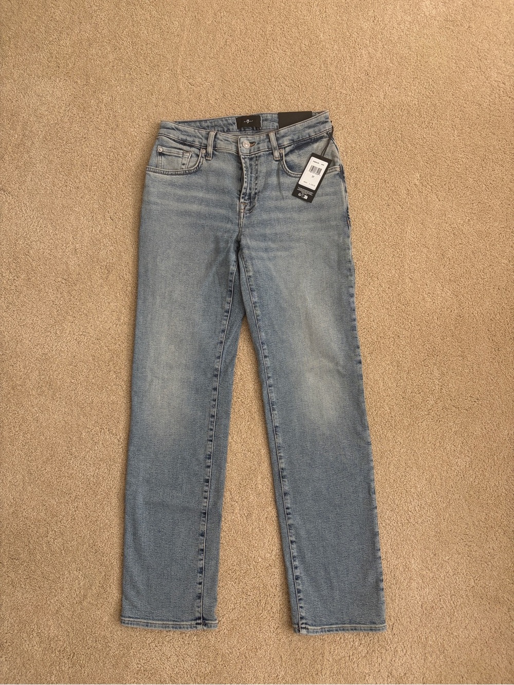 7 For All Mankind Ode too/Amuse me Straight Leg Jeans